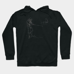 golf player sketch Hoodie